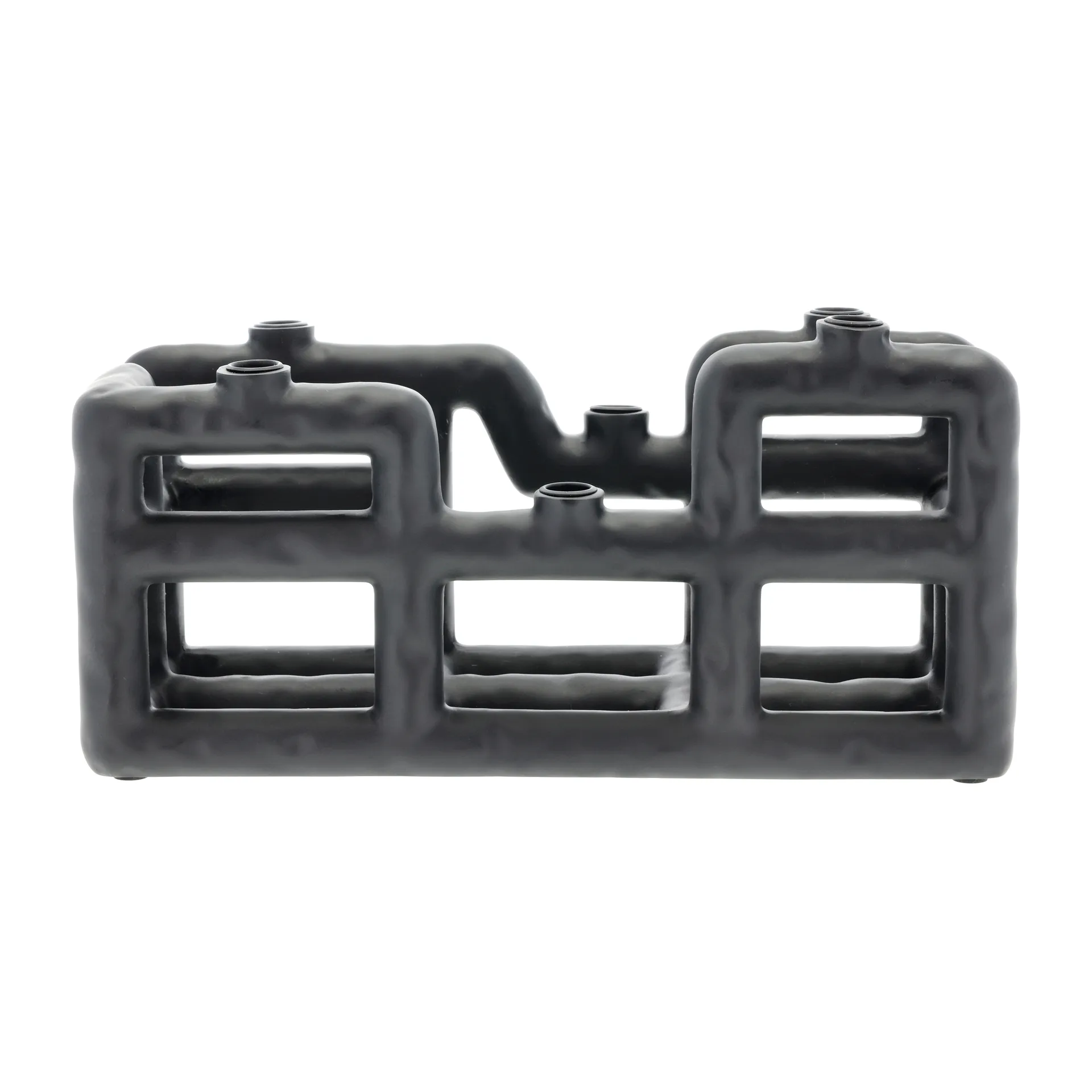 Lyst ljusstake 6 ljus, Svart Villa Collection