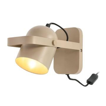 Läs mer om Villa Collection Nesvik vägglampa Sand