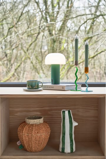 Styles LED-lampa portabel Ø15 cm - Green - Villa Collection