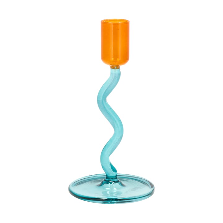 Styles ljusstake 15,3 cm, Blue-amber Villa Collection