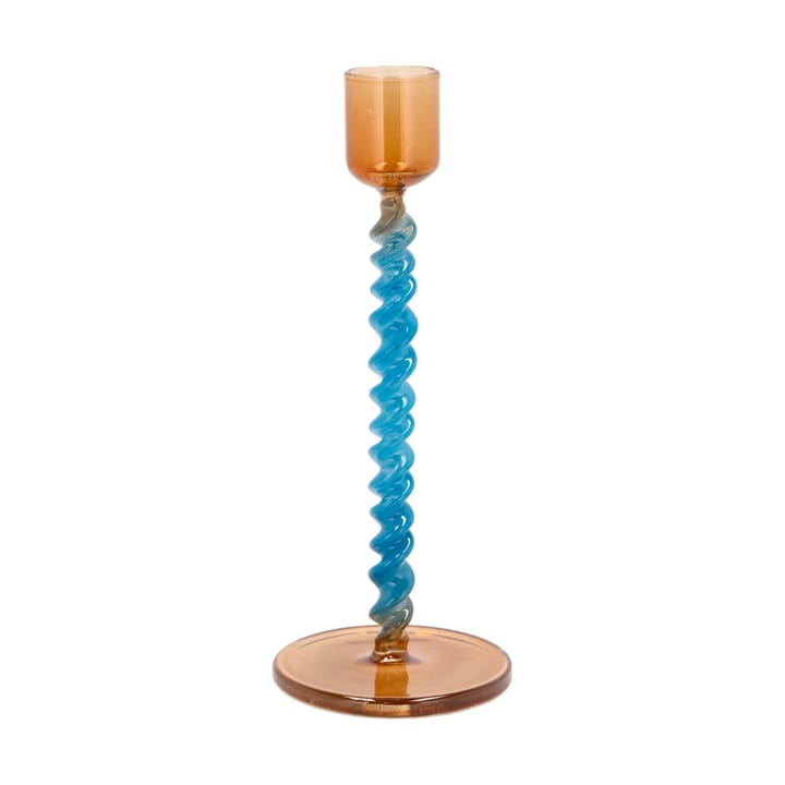 Styles ljusstake 16,3 cm, Blue-amber Villa Collection