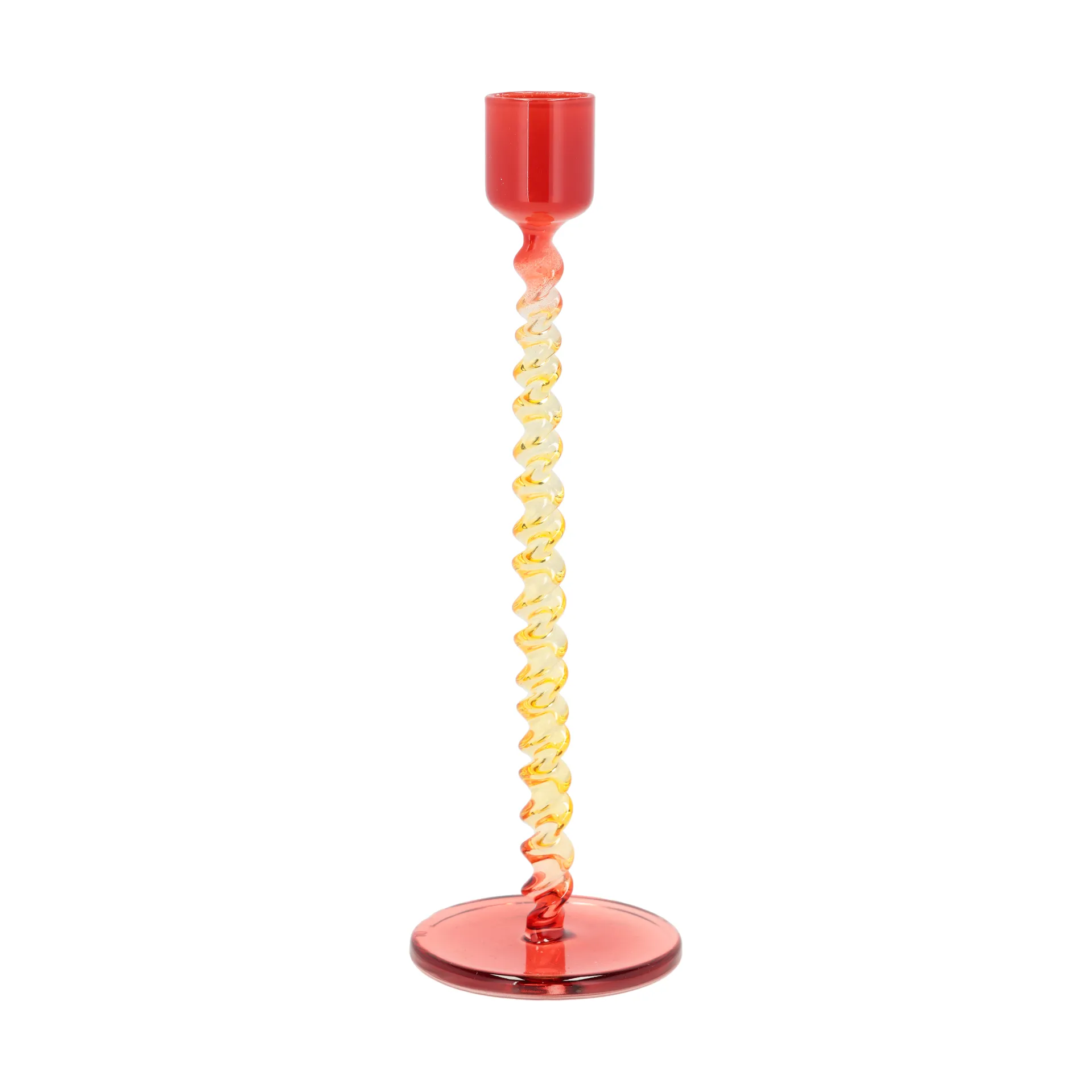 Styles ljusstake 20,3 cm, Yellow-red Villa Collection