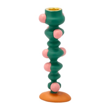 Villa Collection Styles ljusstake prickar 18 cm Green-pink