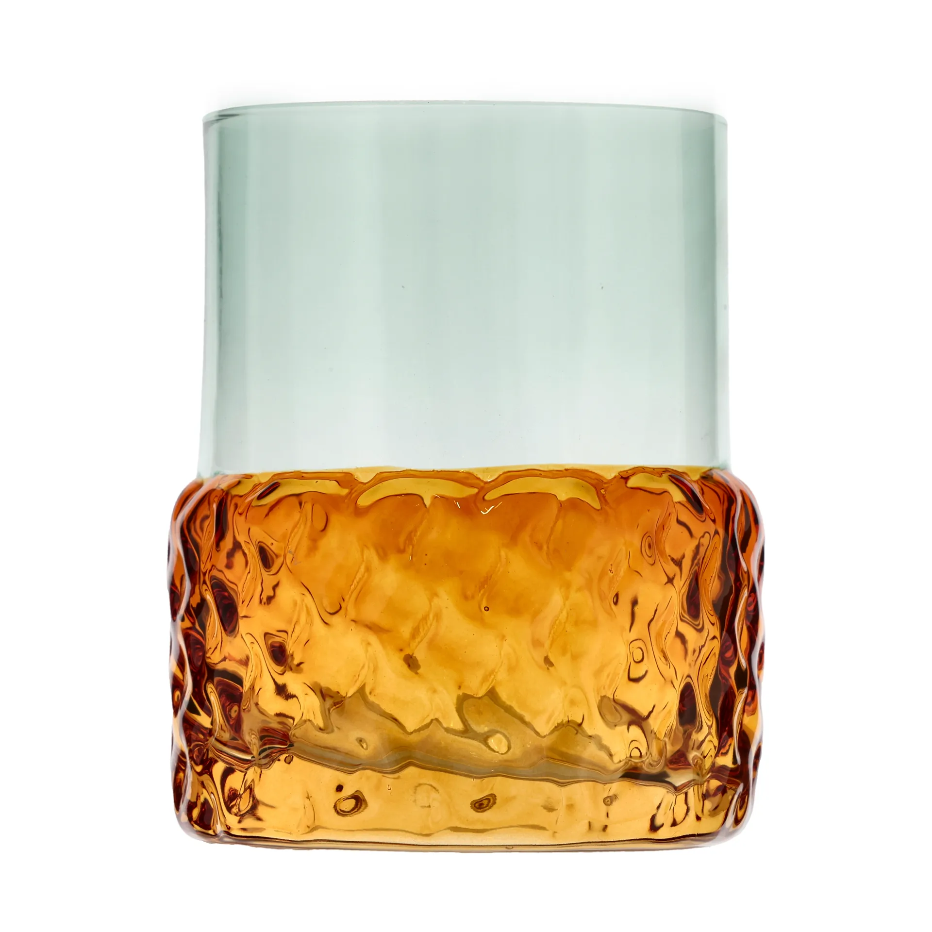 Styles värmeljusstake Ø7,7x10 cm, Blå-amber Villa Collection