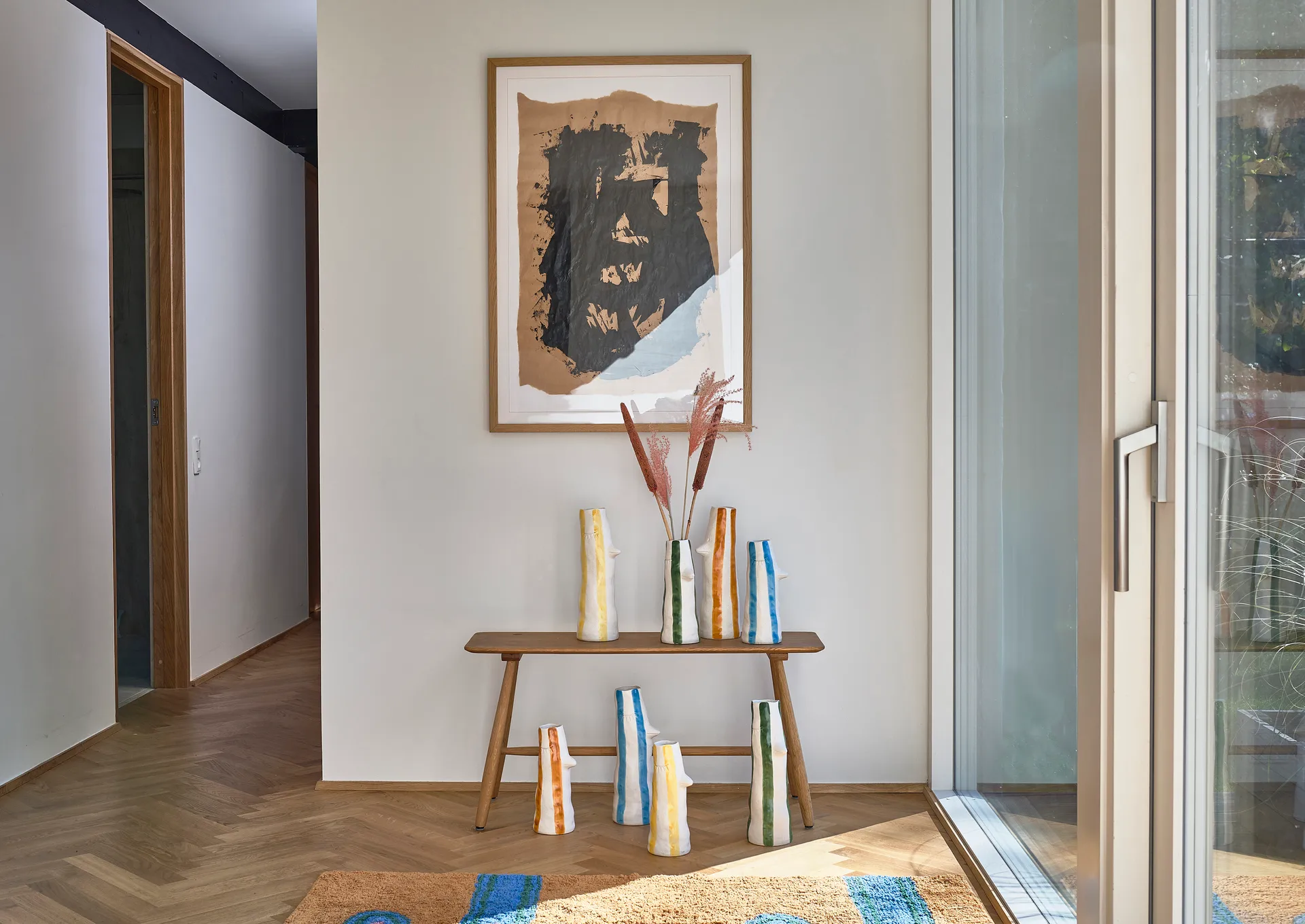 Styles vas med näbb och ögonfransar 26 cm, Brown Villa Collection