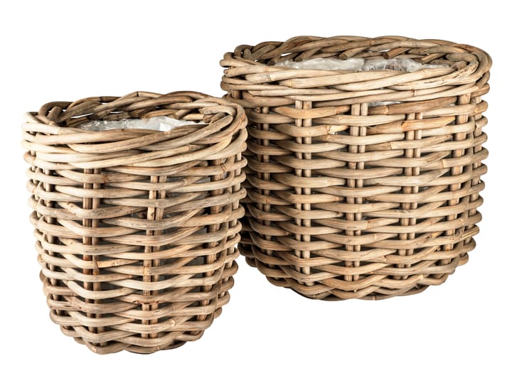 Vida växtbehållare korg 2-pack, Naturrotting Villa Collection