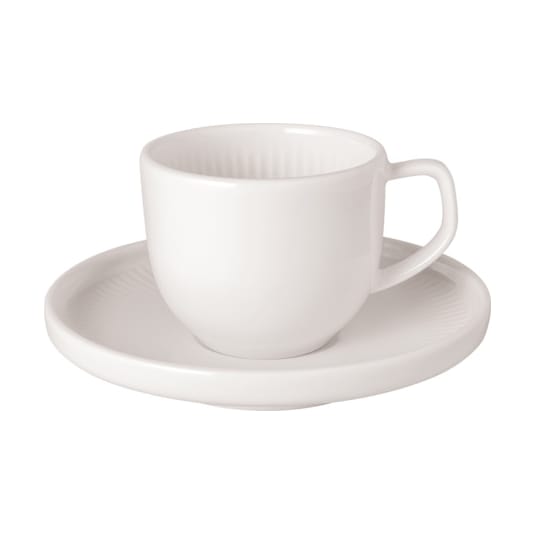 Afina espressokopp 5 cl med fat - White - Villeroy & Boch