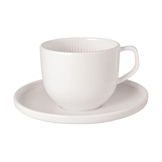 Afina kopp med fat - White - Villeroy & Boch