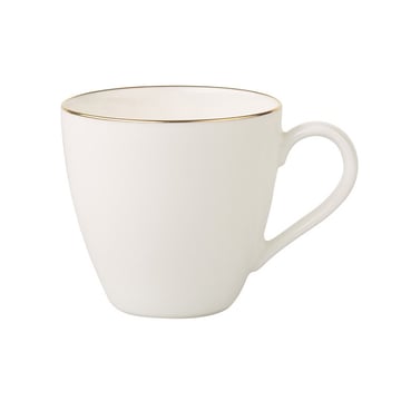 Läs mer om Villeroy & Boch Anmut Gold espressokopp Vit