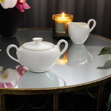 Anmut Gold sockerskål, Vit Villeroy & Boch