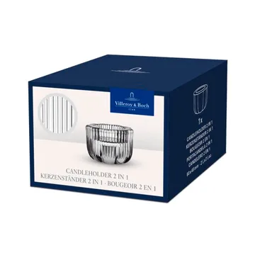 Fleur 2 i 1 ljuslykta - Transparent, Ø6,3 cm - Villeroy & Boch
