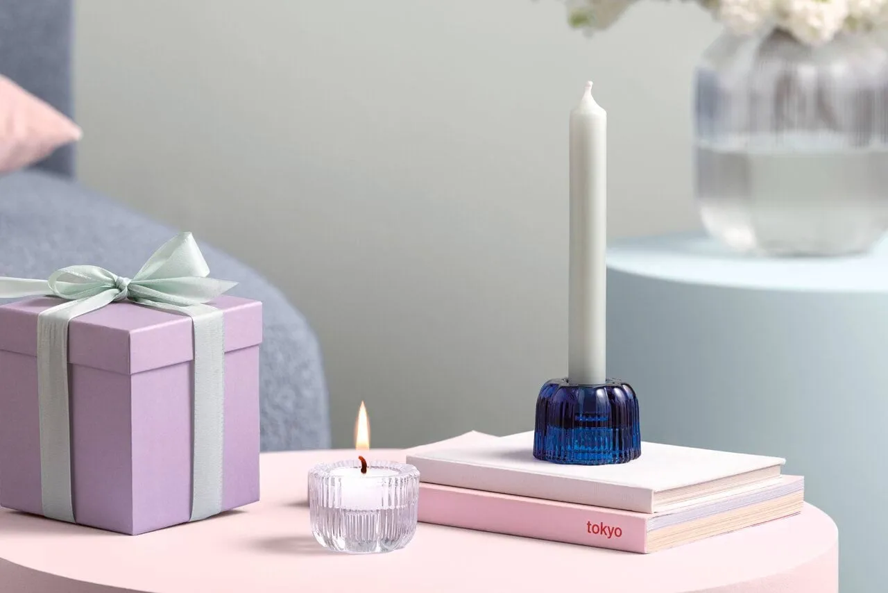 Fleur 2 i 1 ljuslykta, Transparent, Ø6,3 cm Villeroy & Boch