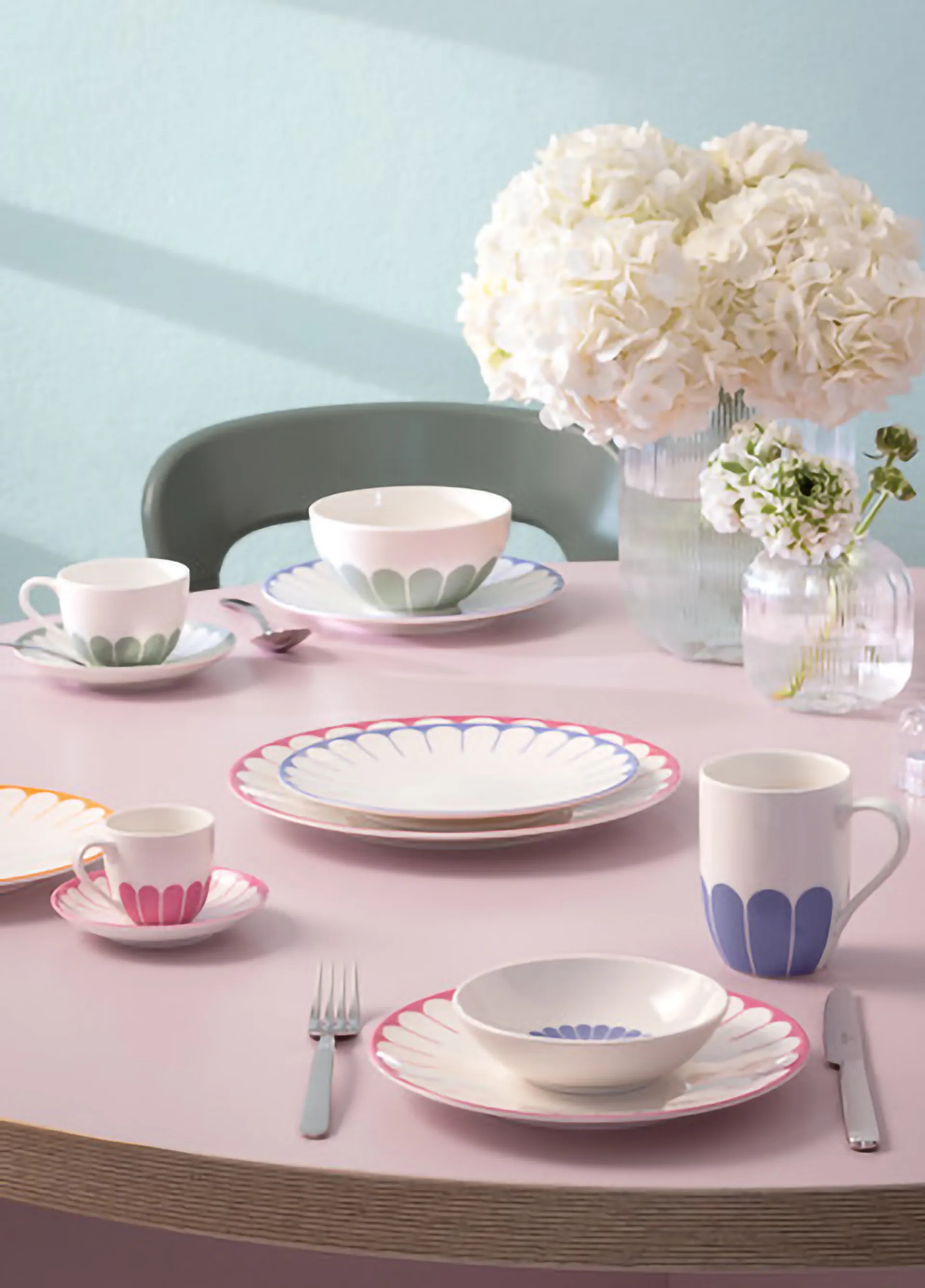 Fleur frukostskål 43 cl, White-green Villeroy & Boch