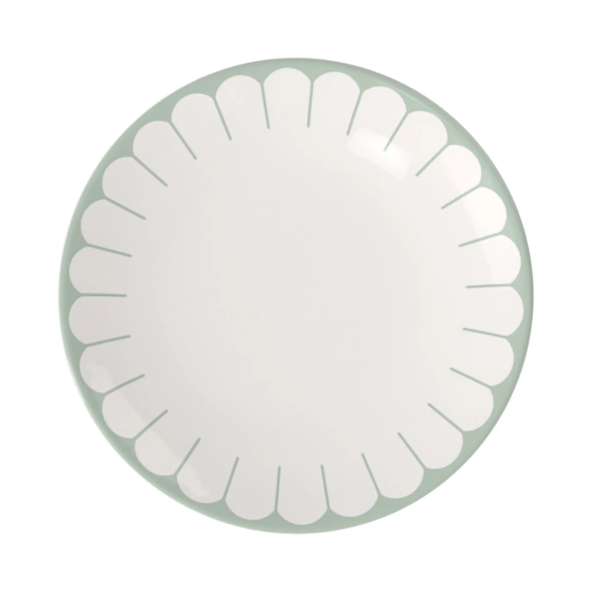 Fleur mattallrik Ø26,5 cm, White-green Villeroy & Boch