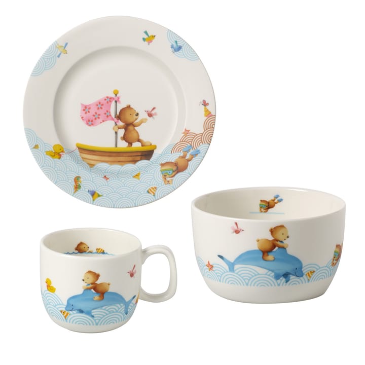 Happy as a Bear barnservis, 3 delar Villeroy & Boch