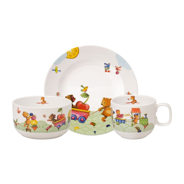 Hungry as a Bear barnservis, 3 delar Villeroy & Boch