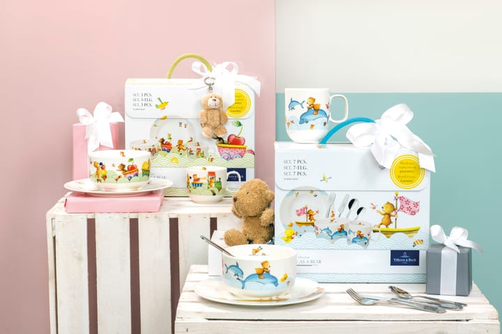 Hungry as a Bear barnservis, 3 delar Villeroy & Boch