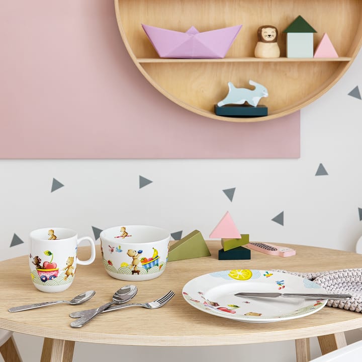 Hungry as a Bear barnservis och bestick, 7 delar Villeroy & Boch