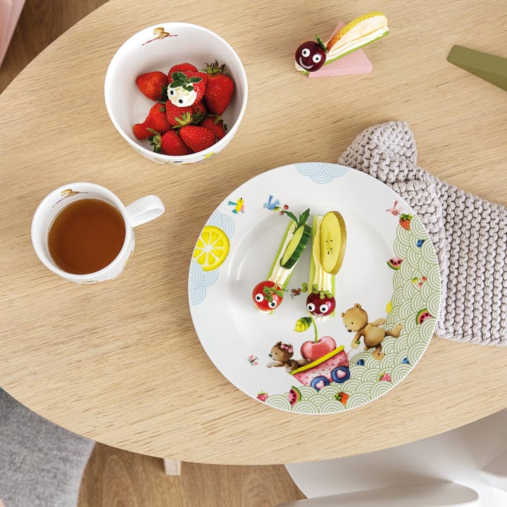 Hungry as a Bear barnservis och bestick, 7 delar Villeroy & Boch