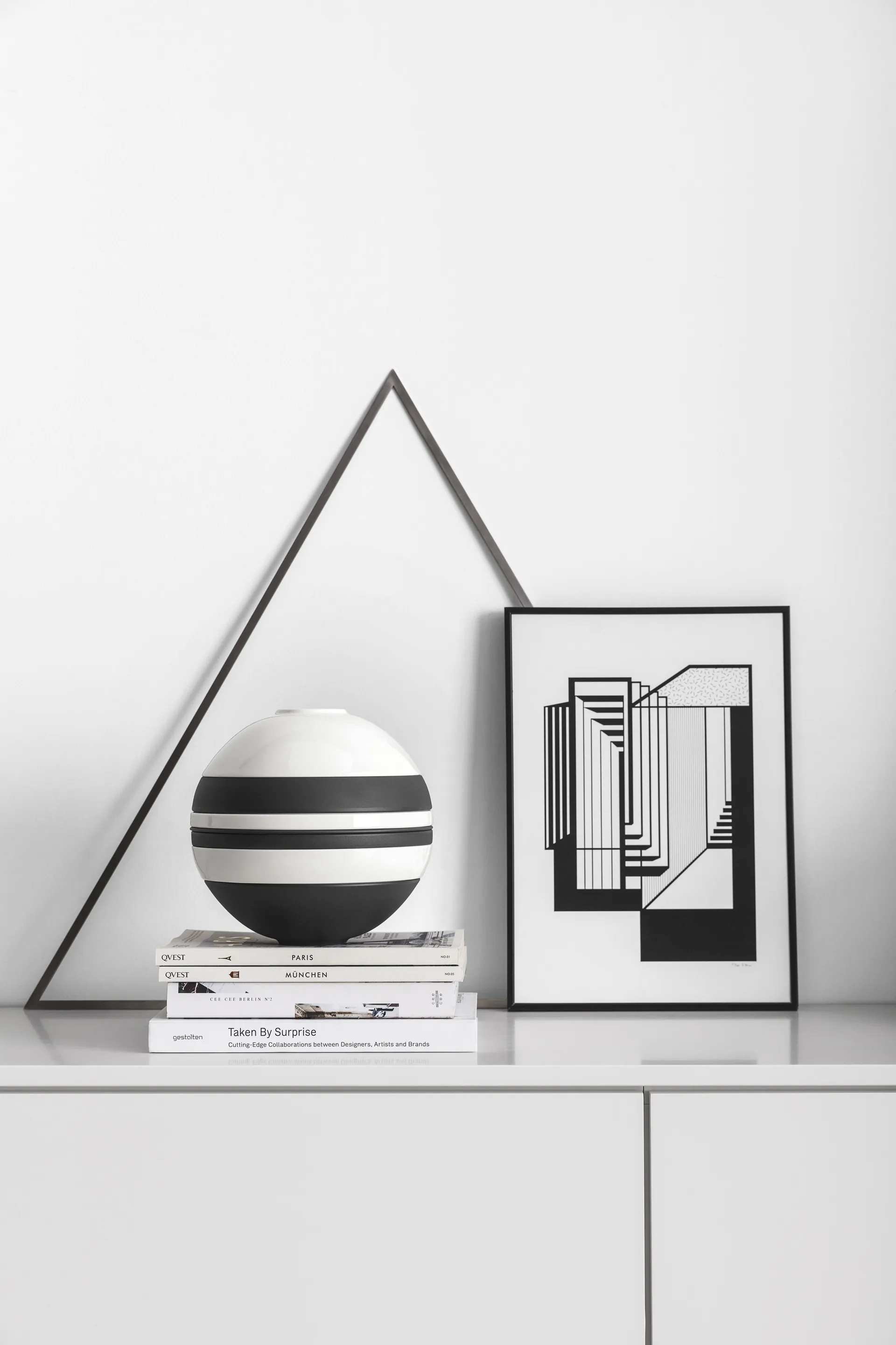 Iconic La Boule servis 7 delar, Svart-vit Villeroy & Boch