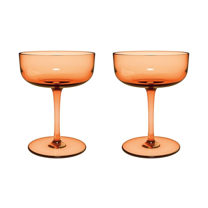 Like champagneglas coupe 10 cl 2-pack, Apricot Villeroy & Boch