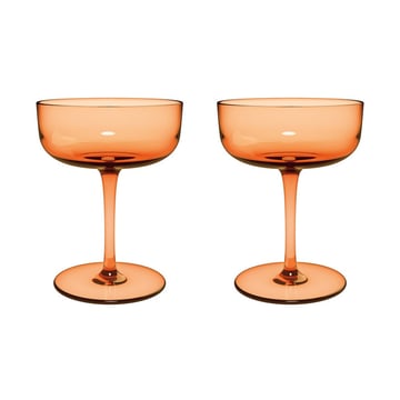 Villeroy & Boch Like champagneglas coupe 10 cl 2-pack Apricot