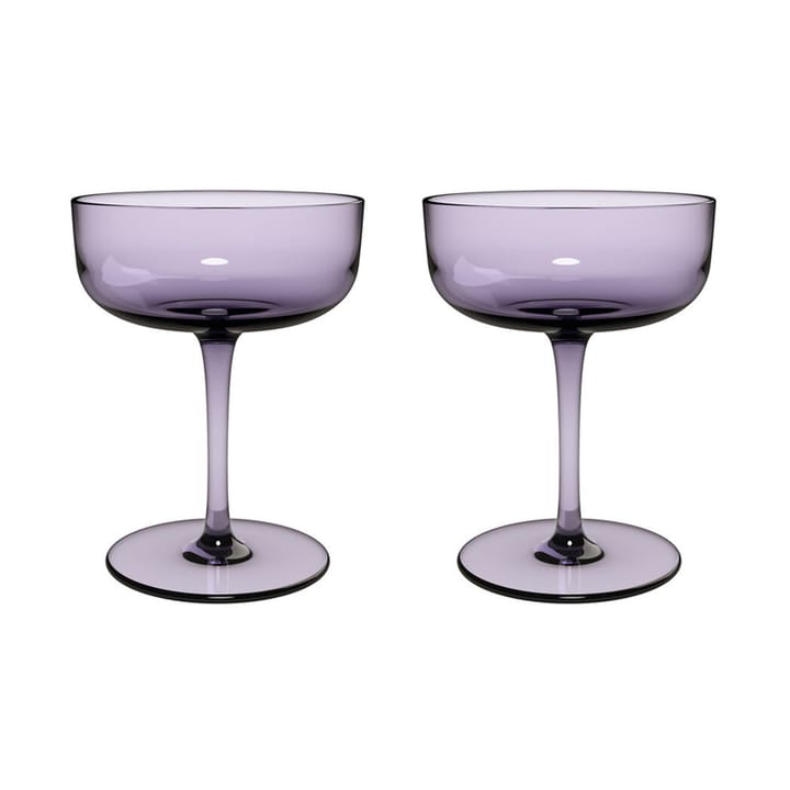 Like champagneglas coupe 10 cl 2-pack, Lavender Villeroy & Boch