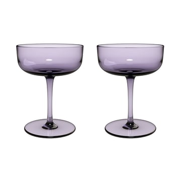 Villeroy & Boch Like champagneglas coupe 10 cl 2-pack Lavender