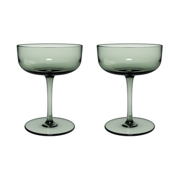 Villeroy & Boch Like champagneglas coupe 10 cl 2-pack Sage