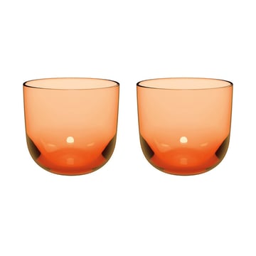 Villeroy & Boch Like vattenglas 28 cl 2-pack Apricot
