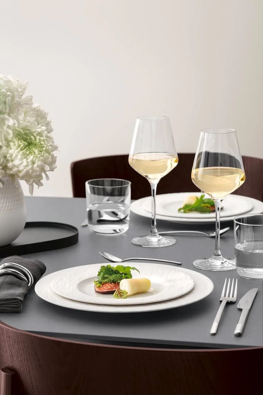 Manufacture Ice tallrik, Vit, Ø21,7 cm Villeroy & Boch