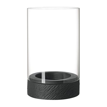 Villeroy & Boch Manufacture Rock Home Hurricane ljuslykta L Svart
