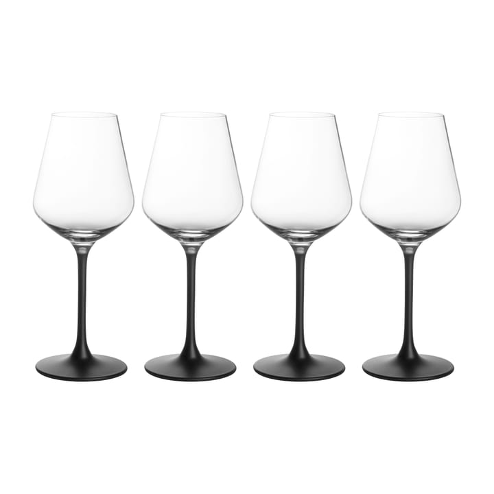 Manufacture Rock rödvinsglas 47 cl 4-pack - Klar-svart - Villeroy & Boch