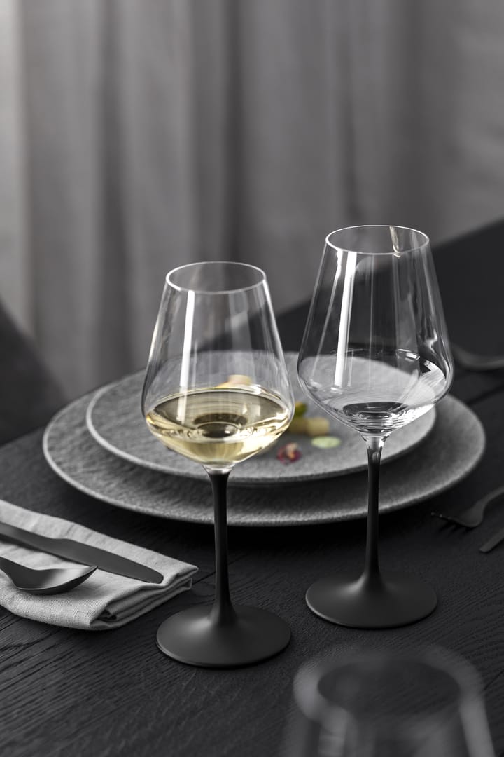 Manufacture Rock rödvinsglas 47 cl 4-pack, Klar-svart Villeroy & Boch