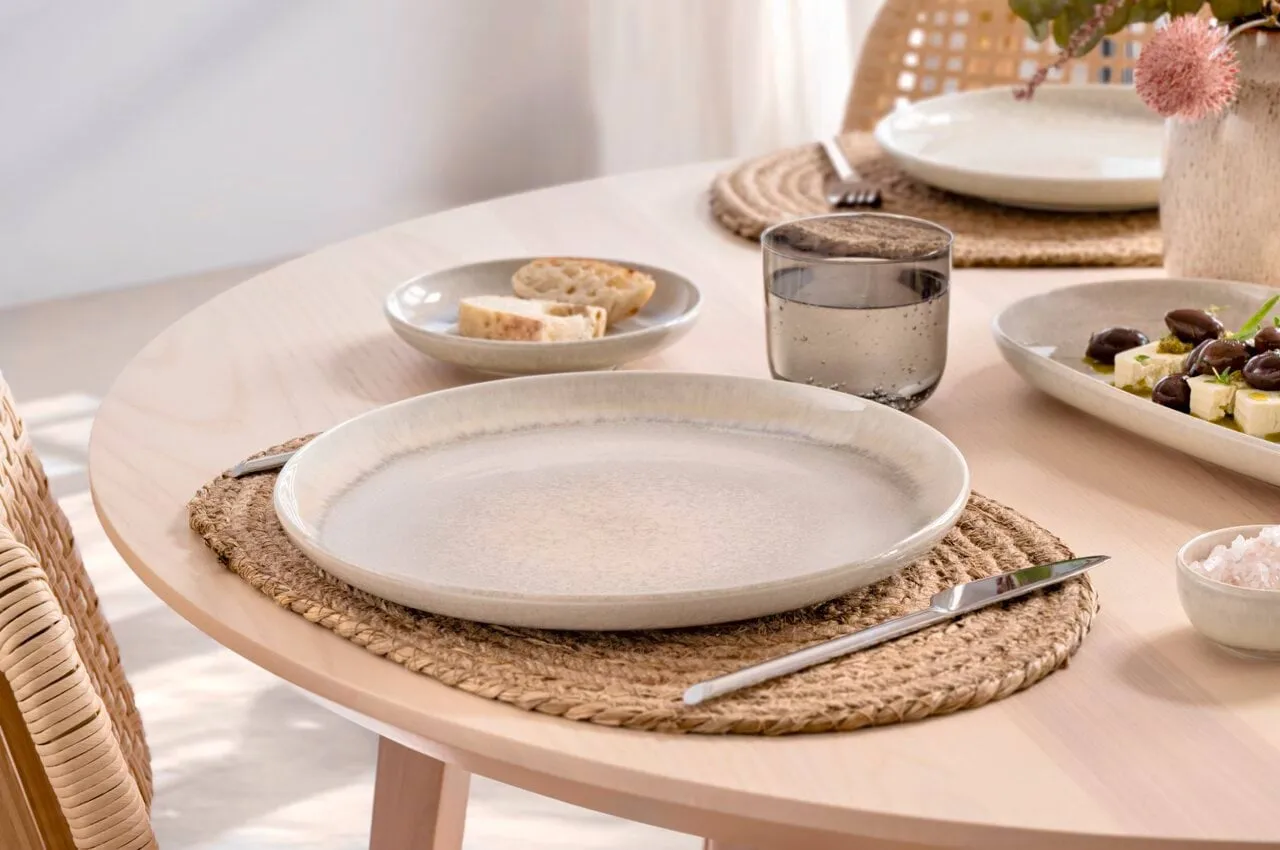 Perlemor Sand tallrik, Beige, Ø29 cm Villeroy & Boch