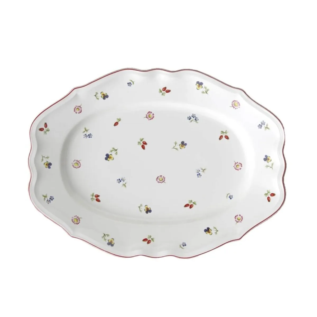Villeroy & Boch Petite Fleur serveringsfat 37 cm Vit