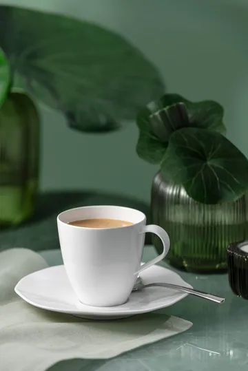 Pura kopp med fat - Vit, 2 delar - Villeroy & Boch