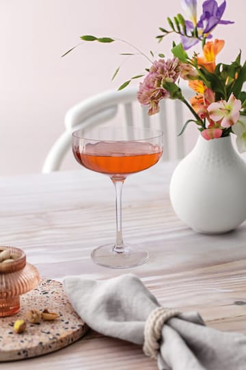 Rose Garden champagnekupa 12 cl 4-pack - Clear - Villeroy & Boch