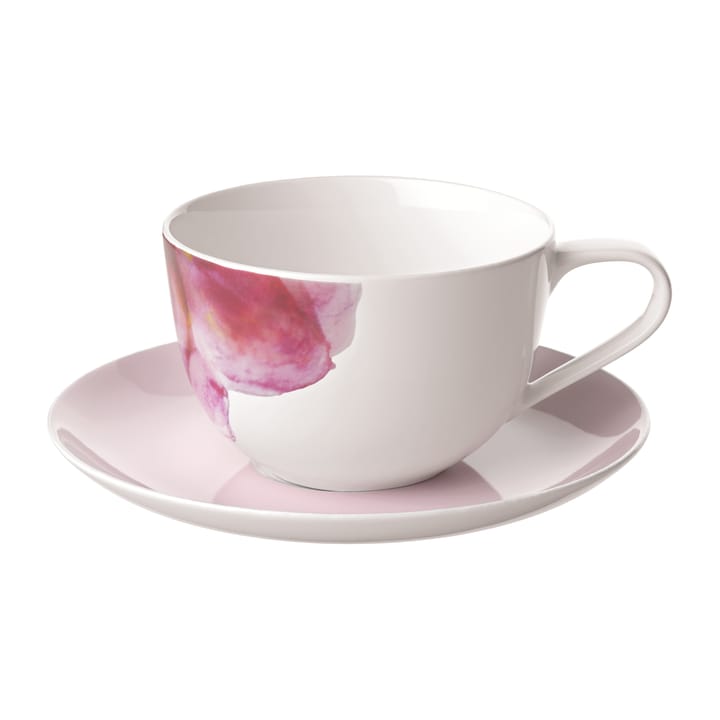 Rose Garden kopp med fat - Rosa-vit - Villeroy & Boch