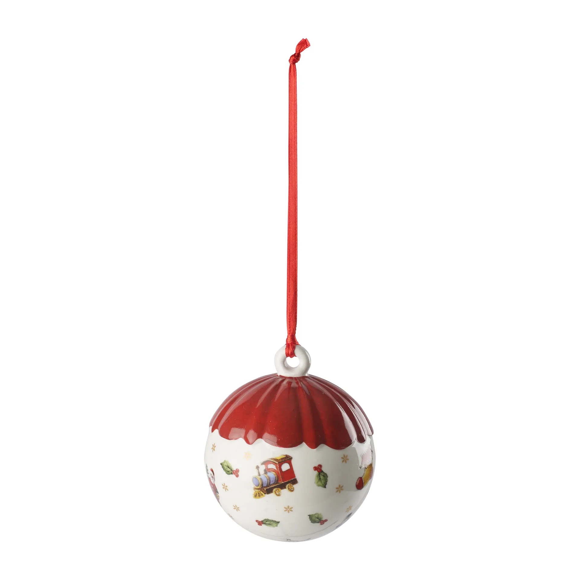 Toy's Delight Decoration julkula Ø6 cm, Vit-röd Villeroy & Boch