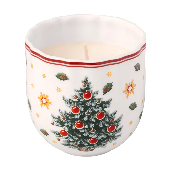 Toy's Delight doftljus - Vit-röd, träd - Villeroy & Boch