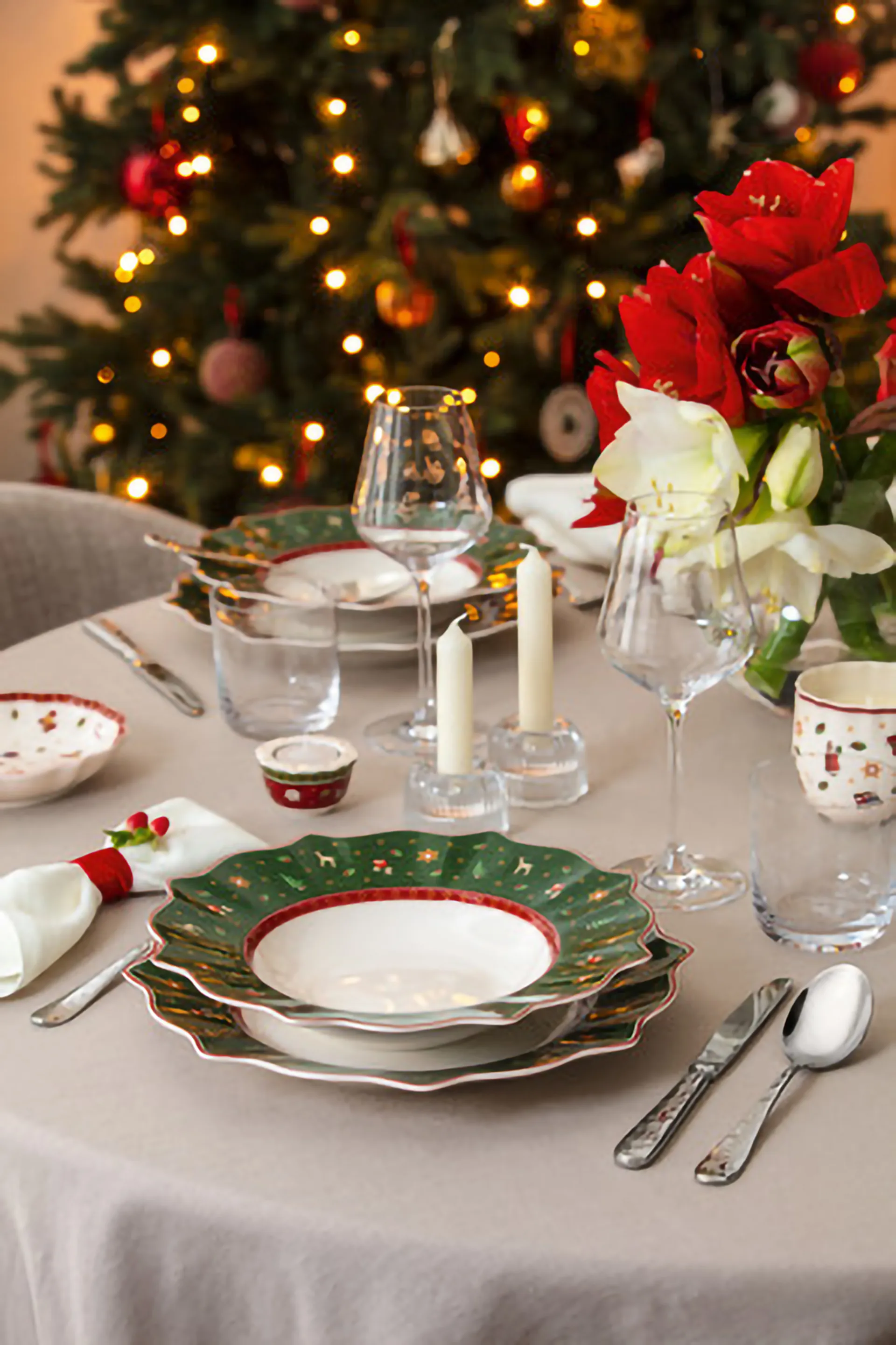 Toy's Delight doftljus, Vit-röd Villeroy & Boch