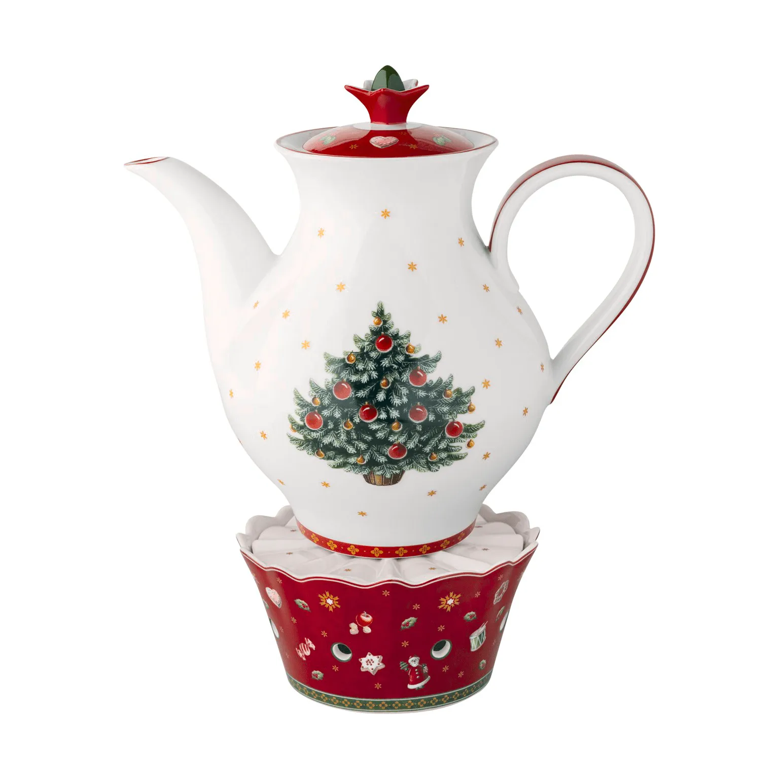 Toy's Delight kaffekanna, Vit-röd, träd, 1,6 L Villeroy & Boch