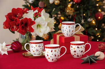 Toy's Delight kopp 4 delar - Vit-röd - Villeroy & Boch