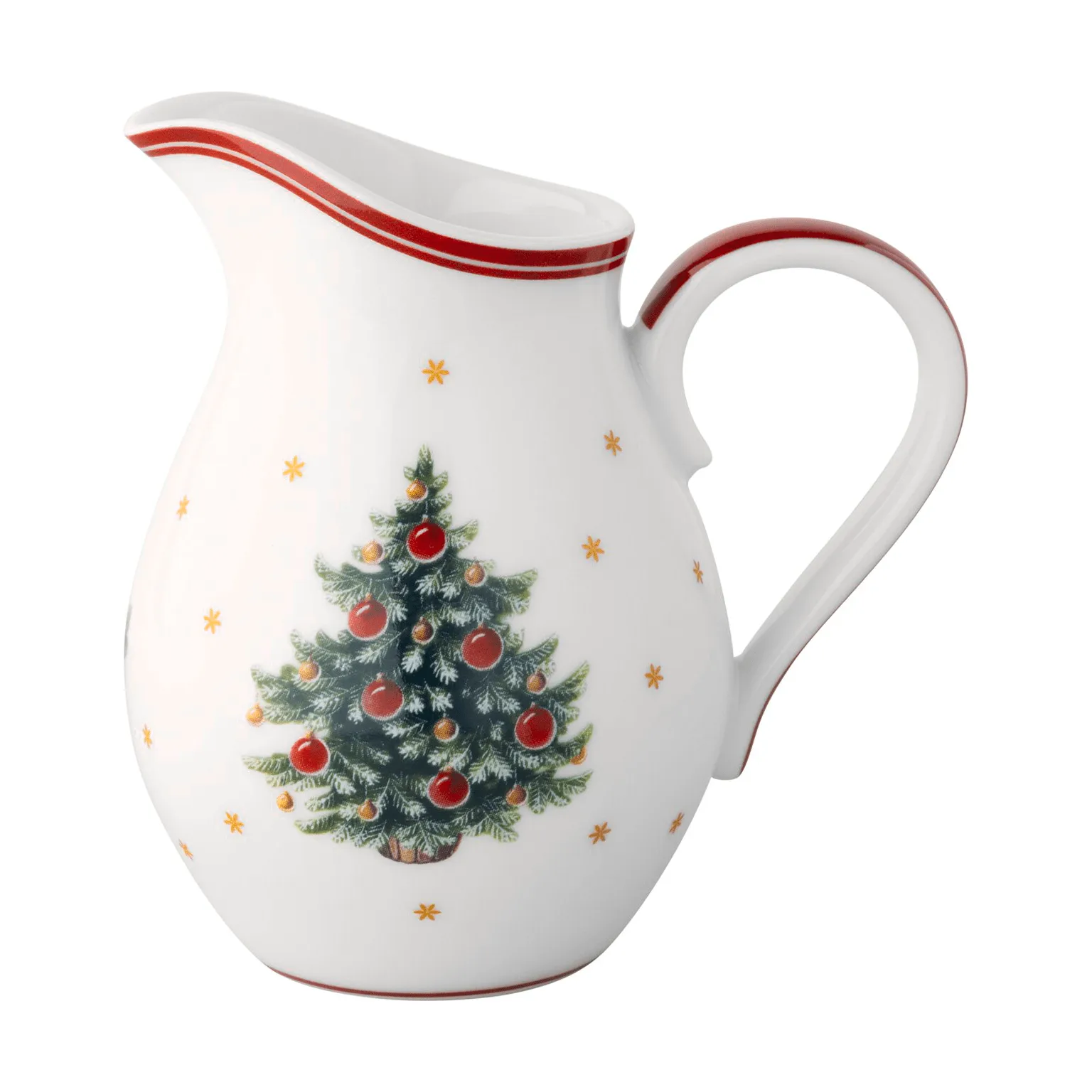 Villeroy & Boch Toy's Delight mjölkkanna Vit-röd, träd, 0,22 L