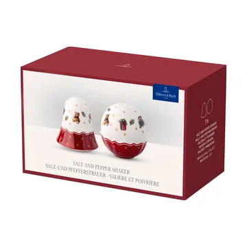 Toy's Delight salt och pepparkar - Vit-röd, 2 delar - Villeroy & Boch