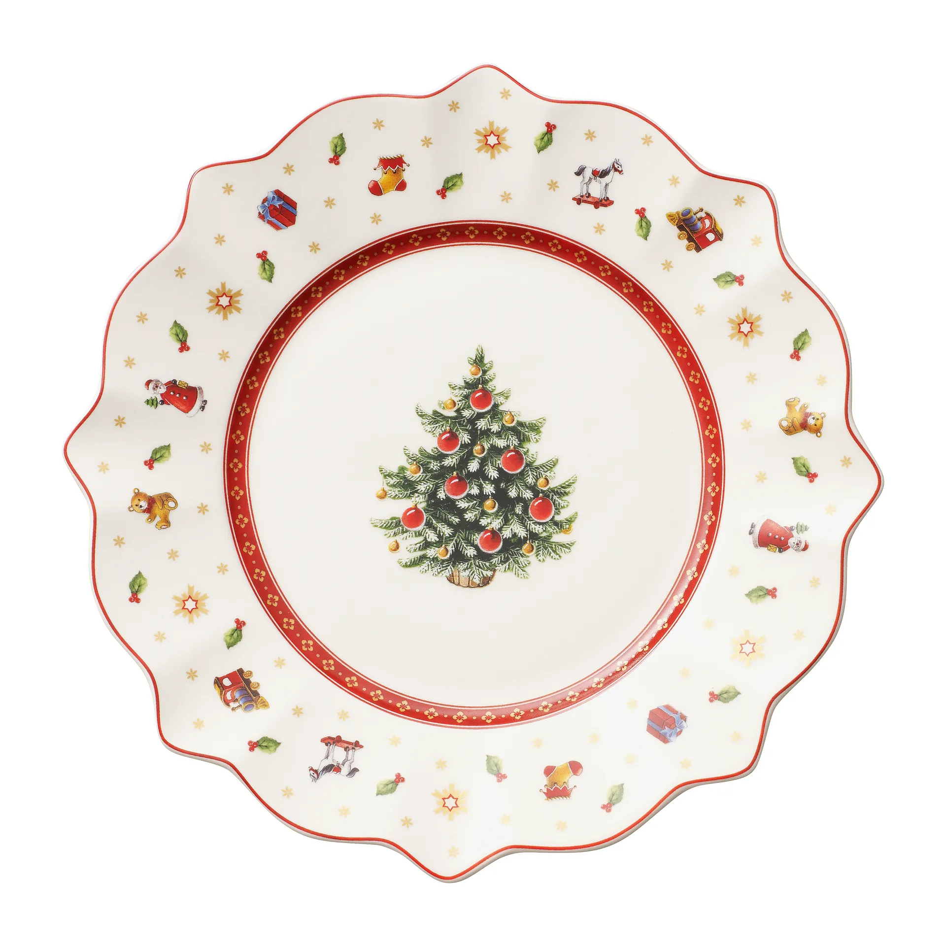 Toy's Delight tallrik Ø24 cm, Vit-röd Villeroy & Boch
