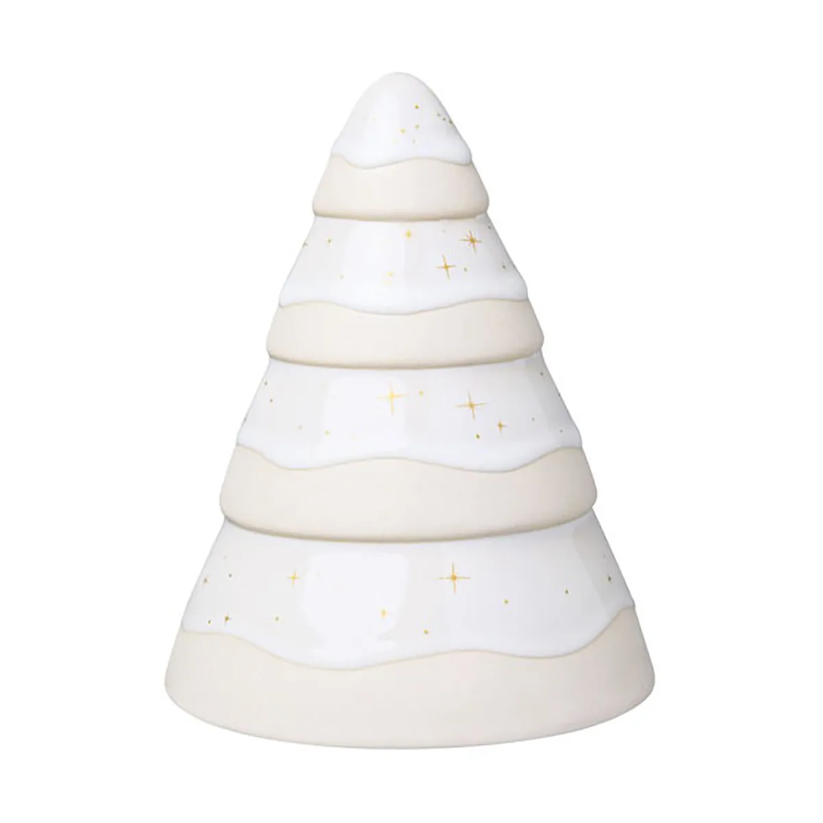 Winter Glow dekoration julgran 14 cm, Vit-beige Villeroy & Boch