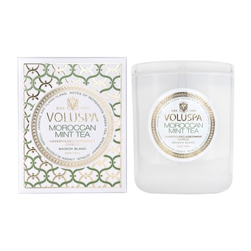 Voluspa Classic Maison Blanc doftljus 60 timmar Moroccan Mint Tea