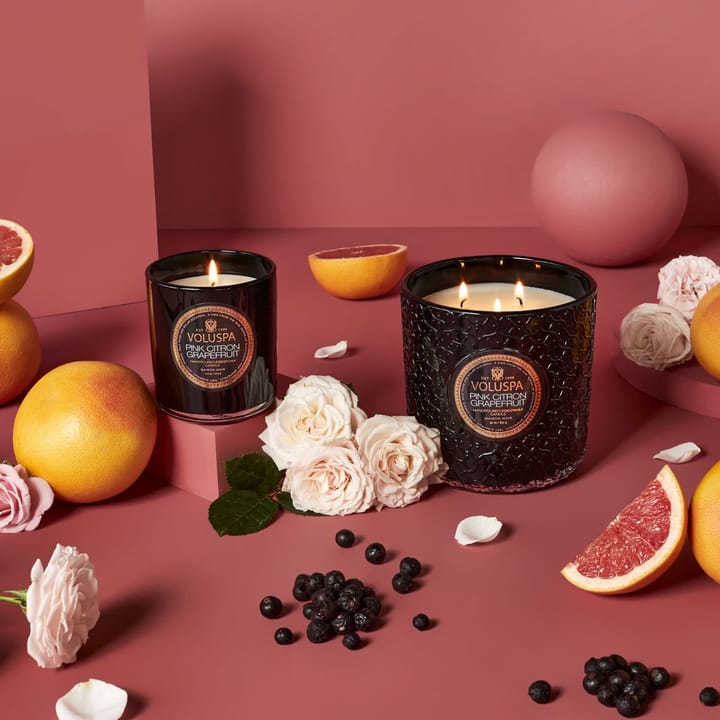 Classic Maison Noir doftljus 60 timmar, Pink Citron Grapefruit Voluspa